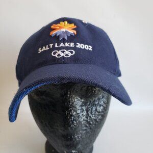 Vintage Winter Olympics Hat Salt Lake 2002 American Needle Adjustable Unisex